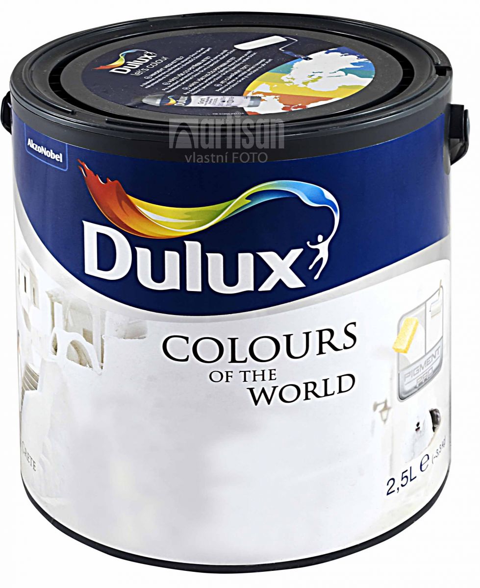 DULUX Cours of the World - matná krycí malířská barva do interiéru v objemu 2.5 l